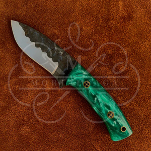 Cuchillo de desollar de acero CORBAN de alta calidad, hecho a mano, con mango <span class=keywords><strong>REZON</strong></span> - Product Image 4