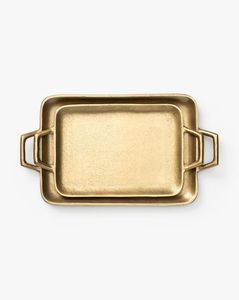 Plateau en laiton poli, plateau de service décoratif haut de gamme pour table à manger, cuisine, restaurant, hôtel, mariage, hôtellerie - Product Image 6