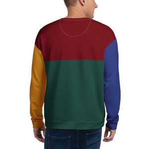 Sudadera Unisex de Forro Polar con Bloques de Color, Cuello Redondo Premium, Estilo Casual Oversize, Ropa Urbana - Product Image 6