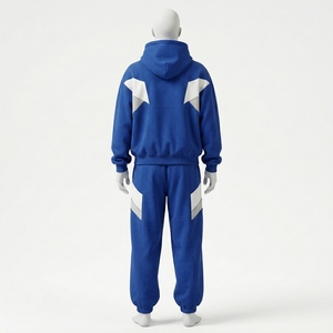 Men Casual Oversized Hoodie <b>Tracksuit</b> Jogger Set Premium Fleece Streetwear Clothing - Product Image 2