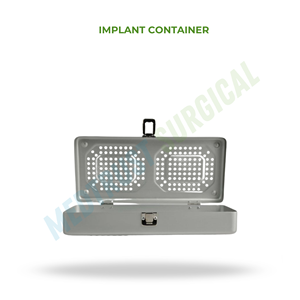 Conteneur de stérilisation pour implants, boîte de rangement pour instruments chirurgicaux en aluminium, étui pour autoclave médical - Product Image 3