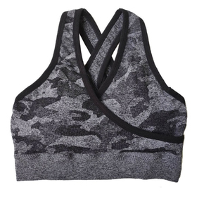 Sujetador deportivo de yoga sin costuras, transpirable, ligero, de secado rápido, con alto soporte, copas acolchadas extraíbles, espalda abierta, bajo curvo, suave y sin espalda. - Product Image 1