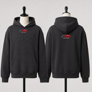 เสื้อฮู้ดปักลาย ผ้าถักเนื้อนุ่ม 100% ผ้าฝ้าย คุณภาพพรีเมียม ตัดเย็บพอดีตัว รับสั่งทำจำนวนมาก ทนทาน ทันสมัย เหมาะสำหรับฤดูหนาว น้ำหนัก 420 กรัม - Product Image 1