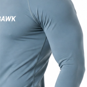 <b>Men</b> Short Sleeve <b>Compression</b> <b>Shirt</b> Premium Stretch Breathable Full Sleeve Quick Dry Polyester Breathable Material <b>For</b> <b>Men</b> - Product Image 6