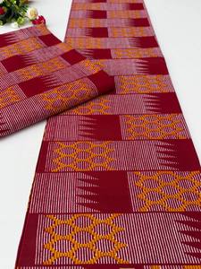 Tissu en Coton Africain Imprimé de Cire d'Éthiopie de Haute Qualité, Pagne Personnalisé à Motifs Vibrants pour Traditionnel - Product Image 3