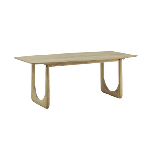 Table à manger Vandana Solace en bois de manguier et mérinos - Product Image 5