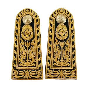 Épaulettes d'uniforme de pilote découpées au laser, brodées, écologiques, de qualité supérieure, avec sangle d'épaule, design et taille personnalisés - Product Image 1