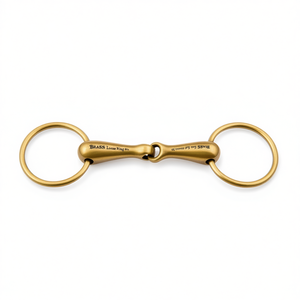 Mors à étrier articulé à bouche creuse en acier inoxydable pour l'équitation, l'entraînement, le contrôle, le confort et la performance - Product Image 2