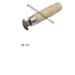 Rouleau à sertir demi-rond en acier avec manche en bois, outil de sertissage de pierres pour bijoux | Numéro d'article GS-141 - Product Image 2