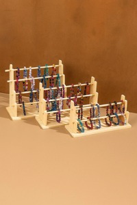 Premium Wooden Bangles And Bracelets Organization Stand <b>For</b> <b>Dressing</b> <b>Table</b> Jewelry Display And Home Decor <b>Storage</b> Rack - Product Image 5