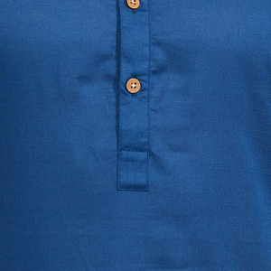 OEM Service 100% Polyester/Cotton Breathable Washable Summer Plus Size Casual Wear Men's Shalwar Kameez Sets New Design <b>Kurta</b> - Product Image 5