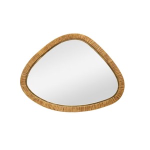 Miroir mural décoratif pour la décoration intérieure, miroir mural bohème en rotin tressé à la main pour chambre et salon, fabriqué au Vietnam - Product Image 1