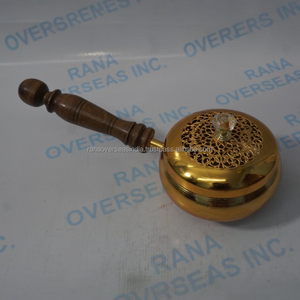 Quemador de Incienso de Hierro Hecho a Mano de Primera Calidad con Mango de Madera, Porta Incienso de Resina para Aromaterapia Tradicional - Product Image 2