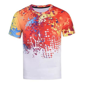 Nuevas camisetas sublimadas al por mayor, cómodas, de secado rápido, cuello redondo, transpirables, de manga corta, estampadas por sublimación para hombre - Product Image 6