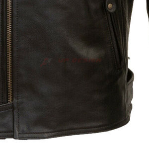 Design Your Own Plus Size Breathable High Quality Custom Made Motorcycle Leather <b>Jacket</b> for <b>Men</b> - Product Image 6