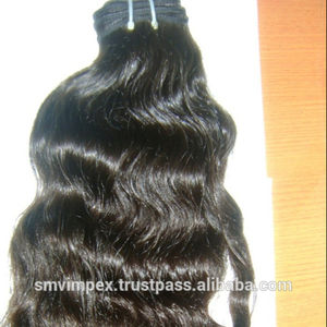 100% Extensions de cheveux indiens vierges non traités Meilleur prix réduit pour les styles de vague naturelle et de vague profonde en vrac - Product Image 2