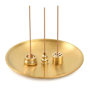 Porta Incienso Metálico en Forma de Hoja Disponible a Precio de Mayoreo - Product Image 5