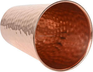 Vaso de cobre martillado de 550ml sin revestimiento, ecológico, desechable, Ayurveda, beneficios para la salud, vasos, Metal, cobre - Product Image 3