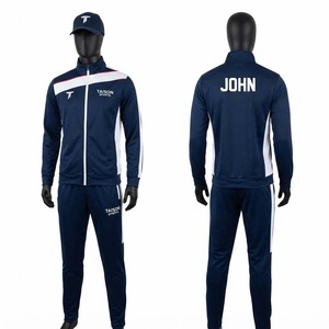 TAISON SPORTS Field Hockey <b>Tracksuit</b> 300gsm Polyester/Nylon <b>Waterproof</b> Breathable Eco-Friendly Hooded Zipper Fly Full Length - Product Image 1