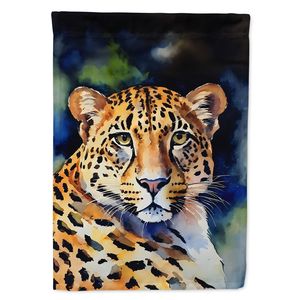 Grande Bandiera Decorativa da Giardino a Forma di Leopardo, per Portico, Palo, Cortile, Opera d'Arte Multicolore in Poliestere, da Appendere a Parete, Magneti da Frigorifero - Product Image 1