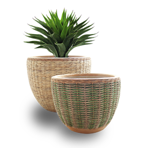 Macetas de Jacinto de Agua Hechas en Vietnam, Diseño Nuevo, Tamaño Personalizado, Macetas de Ratán para Hogar y Jardín con Etiqueta Personalizada - Product Image 2