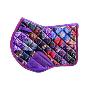 Tapis de selle d'équitation en satin de coton - Légers, confortables, de haute qualité, séchage rapide, fabriqués au Pakistan - Product Image 1