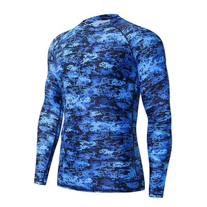 2026 Customized New Arrival <b>Compression</b> Fitness <b>Shirt</b> Rash Guard UPF50+ Eco-Friendly Spandex/Polyester Oem Wholesale High - Product Image 1