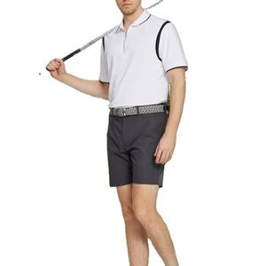 SIBRIN Factory Made Premium Quality Zipper Polo T-Shirt Logotipo personalizado Unisex Manga corta Golf Athletic Casual Camiseta con cuello - Product Image 3