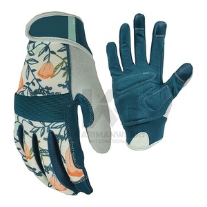 Custom Logo Gardening Gloves Waterproof Fabric Fast Shipping OEM Heavy Duty Gardening Gloves Non <b>Slip</b> Palm Wholesale Price - Product Image 1