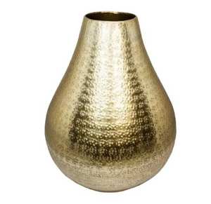 Jarrón de Mesa Moderno de Lujo, Hecho a Mano con Metal Plateado Martillado, Ecológico, para Decoración del Hogar, Bodas y Arreglos Florales - Product Image 6