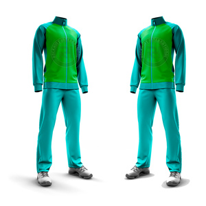 Survêtement en polyester et coton de qualité supérieure, matière respirante, toucher doux, idéal pour la salle de sport, le sport, le jogging et le confort quotidien. - Product Image 5