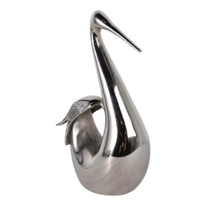 Escultura de Cigüeña para Mesa, Figura Artística de Metal, Decoración Contemporánea para Sala de Estar, Hecha a Mano con Temática Animal - Product Image 2