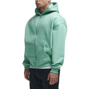 Sudadera con capucha extragrande OEM para hombre, de invierno, gruesa, de forro polar, con hombros caídos, lisa, personalizable con logo DTG, 480g, estilo boxy - Product Image 3