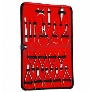 Juego de Pinzas de Ortodoncia de 19 Piezas, Instrumentos Dentales de Acero Inoxidable con Certificación CE, Kit Profesional - Product Image 5
