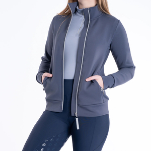 High Quality <b>Horse</b> <b>Riding</b> Softshell Wind Jacket Quilted Equestrian Clothing Winter zipper Outdoor Jacket <b>Top</b> Jodhpur & Breeches - Product Image 2