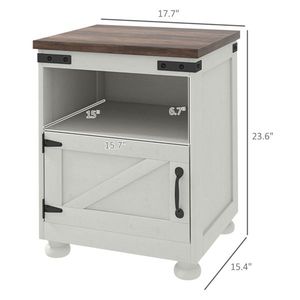 Carrello da Cucina Moderno con Mobiletto/Consolle/Tavolino Laterale in Acciaio e Rovere Regolabile - Product Image 3