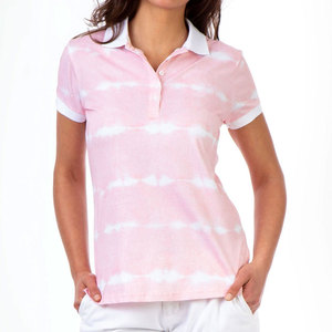 Camiseta polo elegante para mujer disponible a precio de mayoreo, mejor material, transpirable, antiarrugas, para uso casual. - Product Image 1