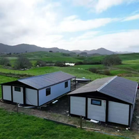 Maisons mobiles de luxe de 20 pieds et 40 pieds, maisons préfabriquées, maisons miniatures, maisons modulaires à ossature en acier, maisons conteneurs extensibles