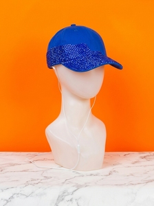 Casquette snapback noire avec broderie cursive rose et visière grise - Product Image 5