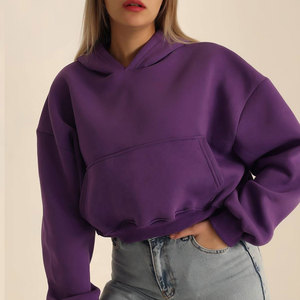 Sudadera con capucha pesada unisex personalizada de fábrica OEM, sudaderas de algodón personalizadas para mujer, sudaderas con capucha oversize de hombro caído - Product Image 3