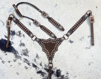 Harnais et collier de poitrine en cuir véritable souple et naturel, personnalisables, style gladiateur western, durables et légers