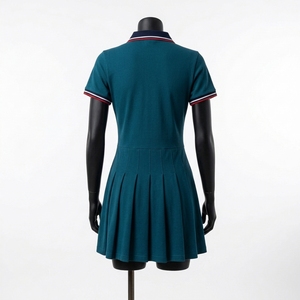 Women <b>Tennis</b> Skirt Gym Fitness Sets Polo Collar Padded Slim Fit High Quality <b>Tennis</b> Women Polo <b>Dress</b> - Product Image 4