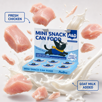 Pasokan Makanan Hewan Peliharaan Private Label OEM ODM dengan Pilihan Ayam, Sapi, dan Salmon