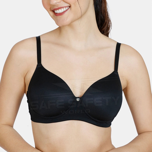 Conjunto de Brasier y Bikini de Cintura Alta para Mujer, Ropa Interior de Dos Piezas en Tela Suave, Nueva Moda - Product Image 2