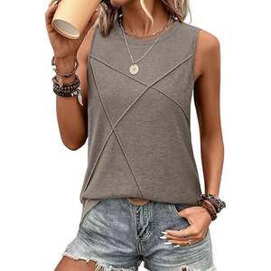 Camisetas sin mangas para mujer, estilo deportivo, con tirantes, coloridas, para gimnasio, entrenamiento, top deportivo para mujer - Product Image 4