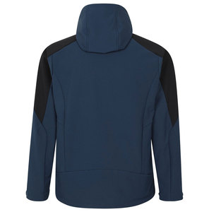 Veste coupe-vent softshell personnalisée pour l'extérieur, automne, col montant, motif uni, doublure polaire, service OEM, logo client - Product Image 3