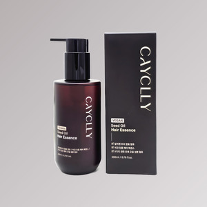 Traitement capillaire à l'huile d'olive, K-Beauty coréen, CAYCLLY Seed Oil Hair Essence 200ml, Fabriqué en Corée, soin à l'argan - Product Image 2