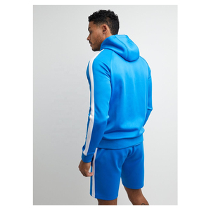 Conjunto de Sudadera con Capucha y Pantalones Cortos Personalizados al por Mayor, Unisex, de Alta Calidad, Felpa Francesa, 100% Algodón, Conjunto de Sudadera con Capucha y Pantalones Cortos para Hombre - Product Image 2