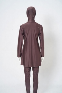 Modest Islamic Swimwear Manufacturer of Plus Size Long Sleeve UPF30 Polyester/Nylon Lightweight All Seasons Burkinis for Unisex - Product Image 3