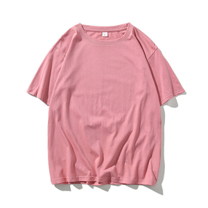 Camisetas al por mayor unisex con logo personalizado, lisas, extragrandes, para hombre, con hombros caídos, 100% algodón, manga corta - Product Image 1